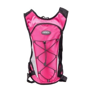 BLACK Pinty Hydration Backpack Pack with 2L Water Bladder